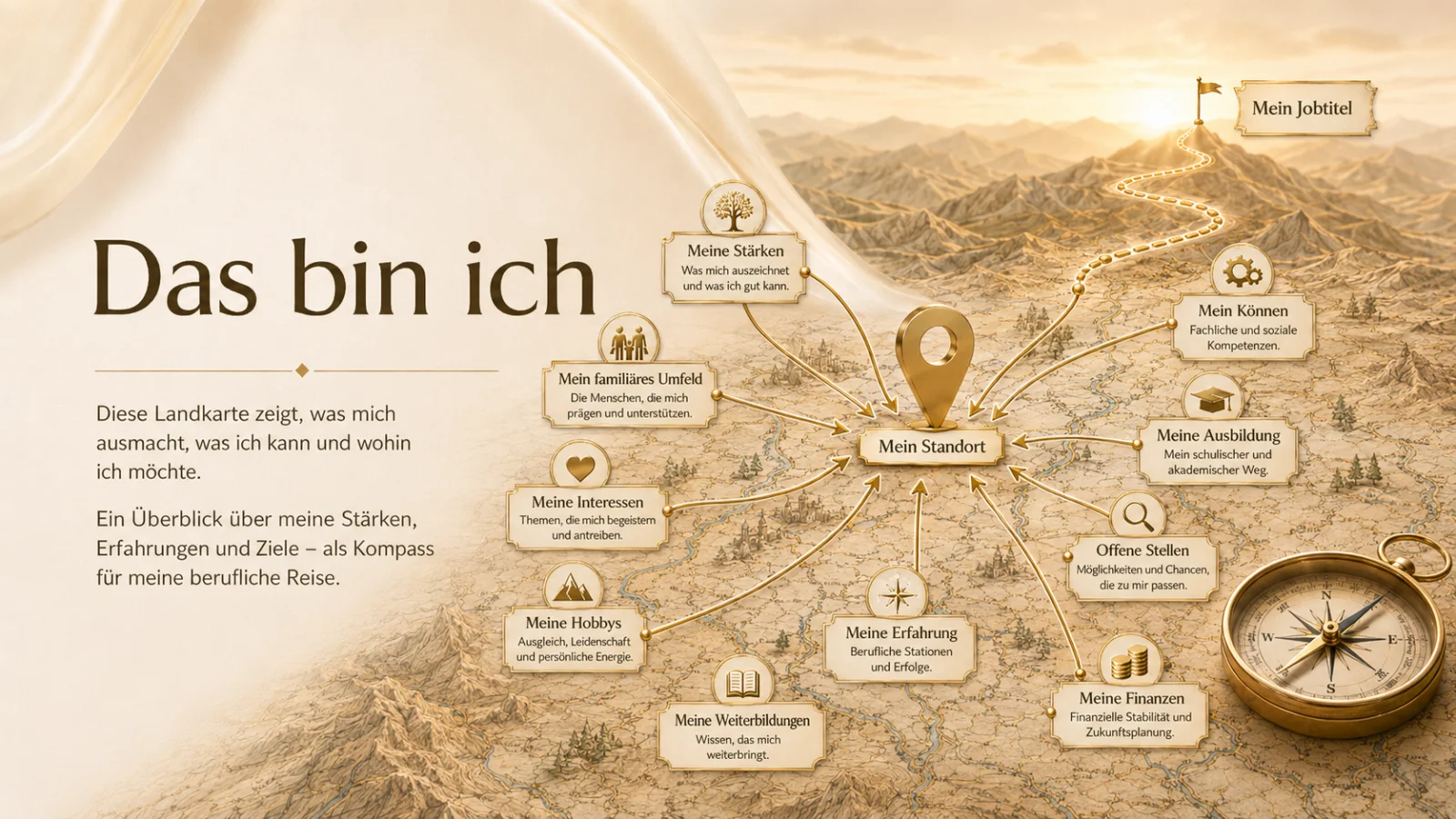 Landkarte „Das bin ich